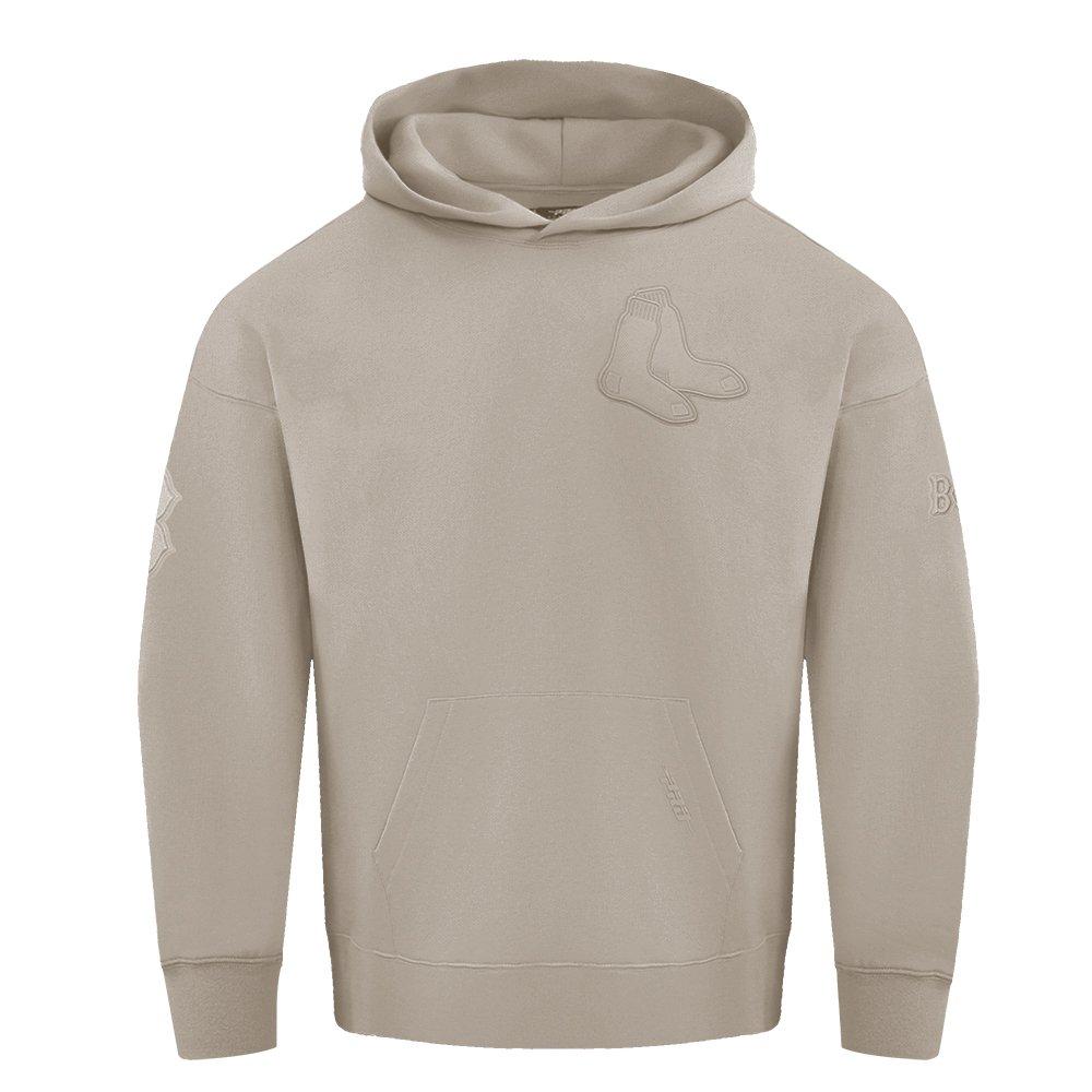 Pro Standard Men's MLB Boston Red Sox Neutral Drop Shoulder Pullover Hoodie